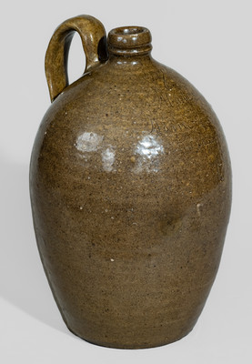 Extremely Rare "Horne + Devore / Kirksey's X Roads / Edgefield Co. / S.C." 1874 Stoneware Jug