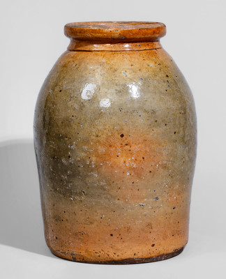 Galena, Illinois Redware Jar, second half 19th century