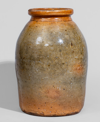 Galena, Illinois Redware Jar, second half 19th century
