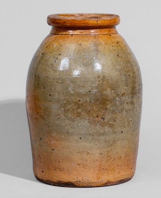 Galena, Illinois Redware Jar, second half 19th century