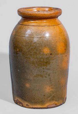 Galena Redware, IL Jar, second half 19th century