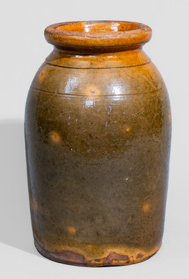 Galena Redware, IL Jar, second half 19th century