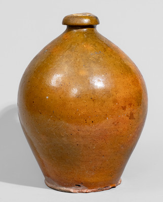 Galena, Illinois Redware Jug, mid 19th century