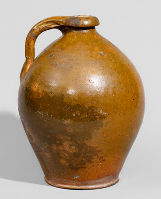 Galena, Illinois Redware Jug, mid 19th century