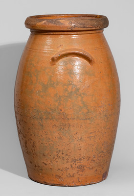 Galena, Illinois Redware Churn, second half 19th century