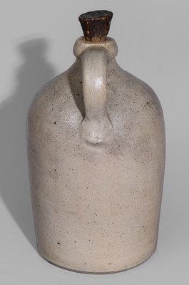 Fine HARRISBURG PA Stoneware Jug attrib. John Young & Co., c1856-58