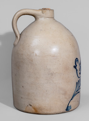 Three-Gallon F. B. NORTON SONS / WORCESTER, MASS Stoneware Dove Jug