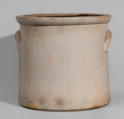 Three-Gallon WHITES UTICA, New York Stoneware Crock, c1880