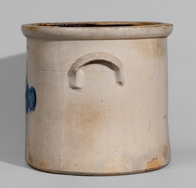 Three-Gallon WHITES UTICA, New York Stoneware Crock, c1880
