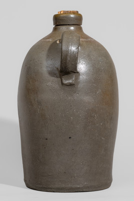 Half-Gallon Charleston, WV Advertising Stoneware Jug, c1880