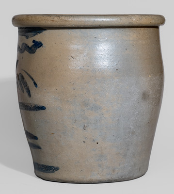 Rare Inscribed "Noah C. Higgs" (Pottery Worker), Greensboro or New Geneva, PA Stoneware Jar