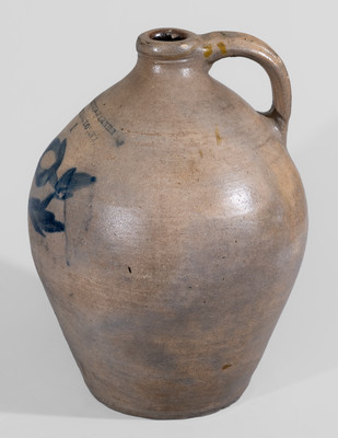 HUMISTON & WARNER / SOUTH-AMBOY, New Jersey Stoneware Jug, c1830