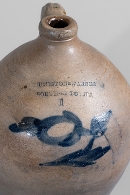 HUMISTON & WARNER / SOUTH-AMBOY, New Jersey Stoneware Jug, c1830
