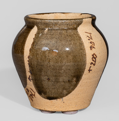 Very Rare Stephen Ferrell, Edgefield, SC Stoneware Test Jar, Inscribed "SF / 1993"