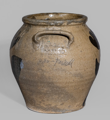 Very Rare Stephen Ferrell 2011 Jar from First Wood Firing of the Arthur and Esther Goldberg Edgefield Pottery Kiln