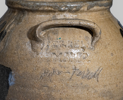 Very Rare Stephen Ferrell 2011 Jar from First Wood Firing of the Arthur and Esther Goldberg Edgefield Pottery Kiln