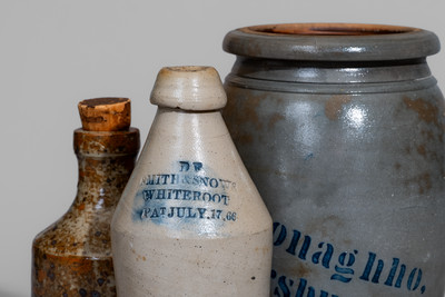 Three Pieces of Utilitarian American Stoneware