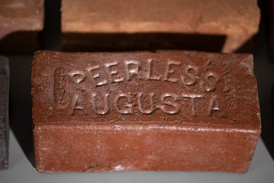 Nine Marked Augusta, Georgia Bricks, late 19th or early 20th century