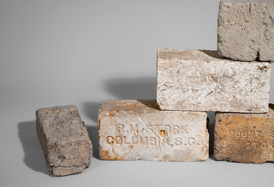Eight Primarily South Carolina Bricks, 19th century