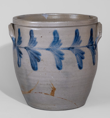 Rare HAMILTON & PERSHING / JOHNSTOWN, PA Stoneware Jar, c1852-55