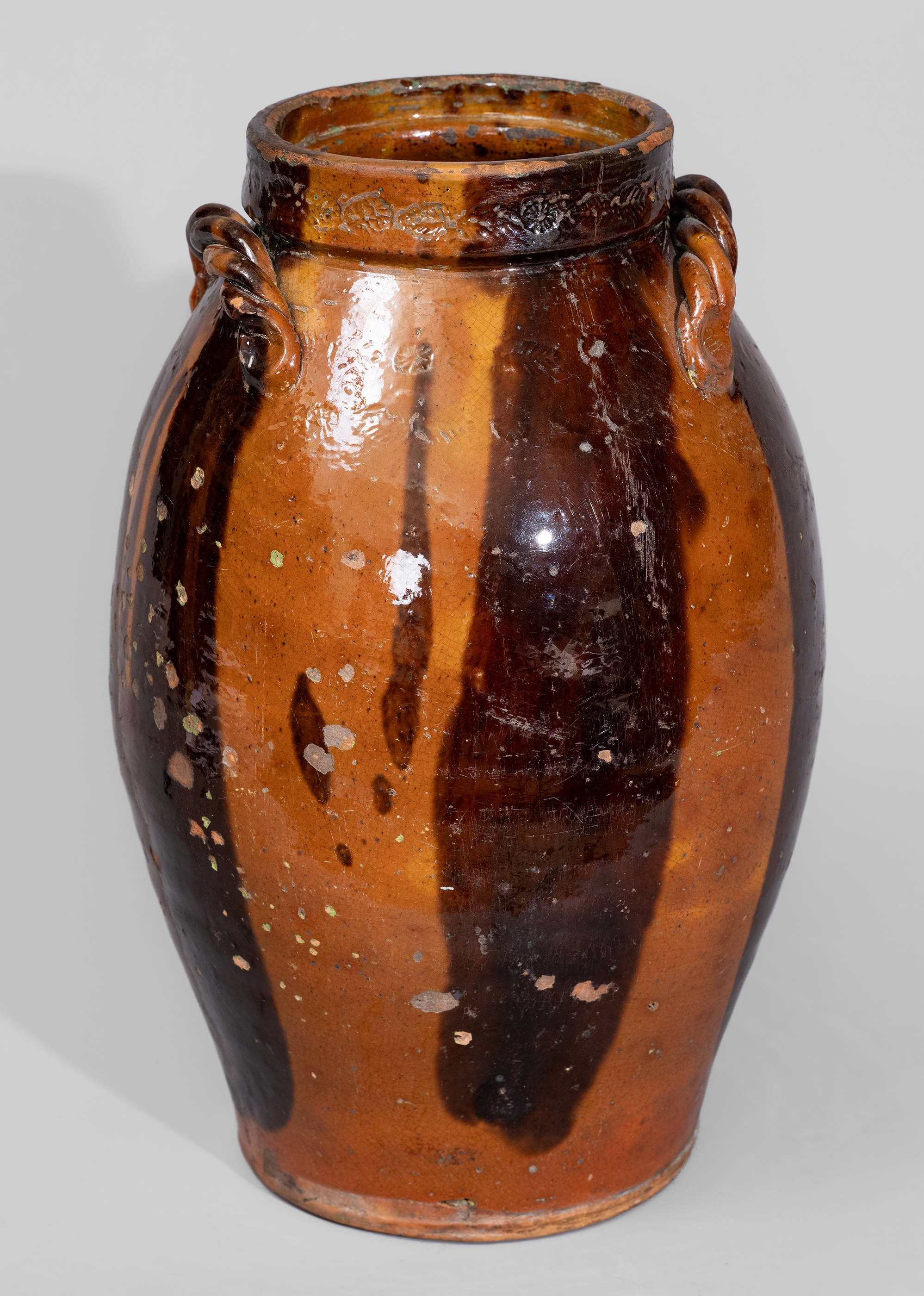 Rare attrib. William Jackson, Saugus, Essex County, Mass. Redware