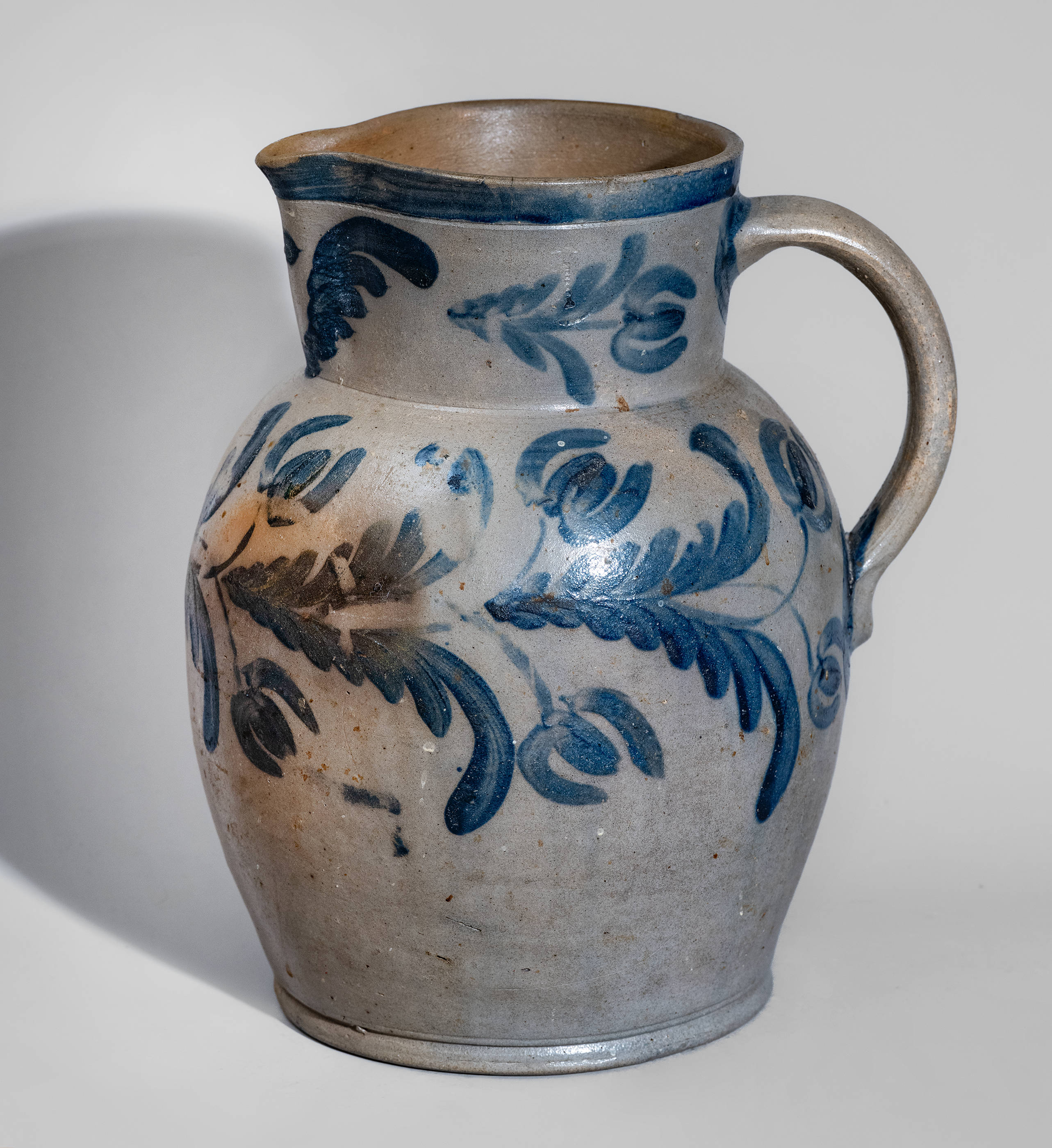 Fine attrib. David Parr, Sr., Baltimore, MD Stoneware Pitcher w