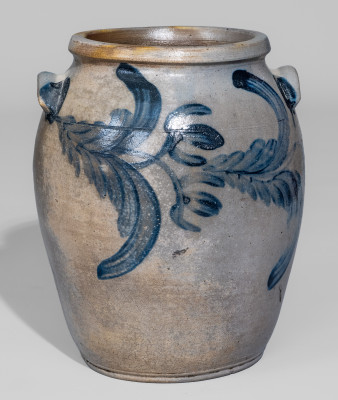 Rare Samuel Holmes / Georgetown, D.C. Stoneware Jar