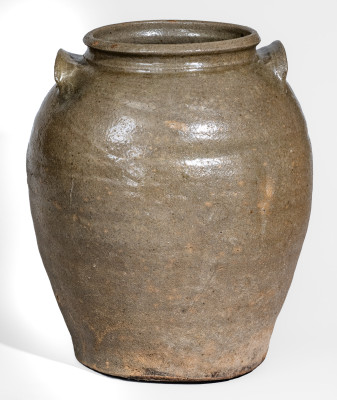 Alkaline-Glazed Stoneware Jar with Inscription, possibly 