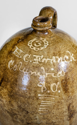 Rare Columbia, SC Stoneware Advertising Jug