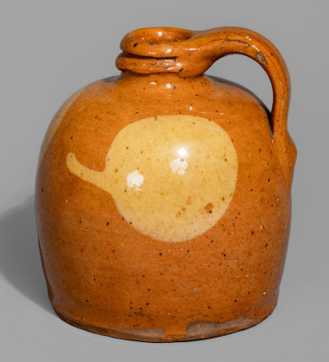 Small-Sized Galena, Illinois, Redware Jug