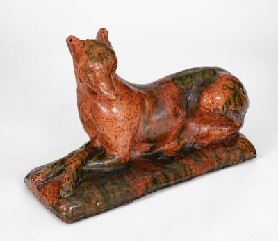 Exceedingly Rare and Important Solomon Bell, Strasburg, VA Whippet, Pictured in Rice & Stoudt