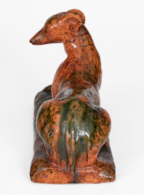 Exceedingly Rare and Important Solomon Bell, Strasburg, VA Whippet, Pictured in Rice & Stoudt