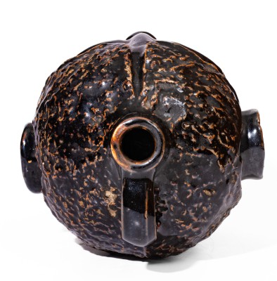 Rare Stoneware Face Jug attrib. Ernest Galloway, Paducah, Kentucky