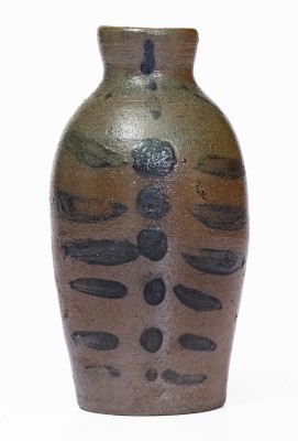 Extremely Rare Miniature Stoneware Jug attrib. Thompson Pottery, Morgantown, WV, c1860