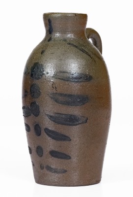 Extremely Rare Miniature Stoneware Jug attrib. Thompson Pottery, Morgantown, WV, c1860