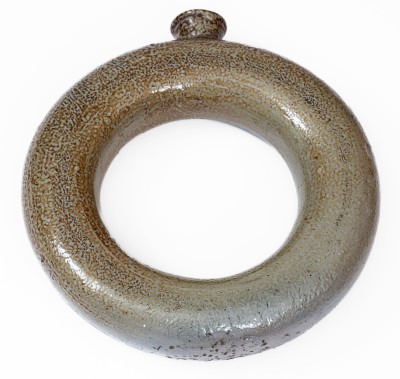 Very Rare POE & CO., Fayetteville, North Carolina Stoneware Ring Jug