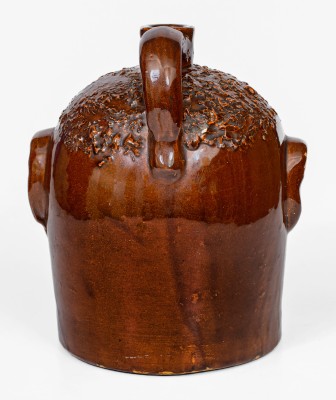 Rare and Fine Ohio Stoneware Face Jug, late 19th / early 20th century