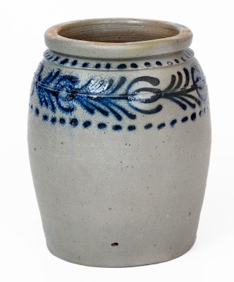 Scarce and Fine B.C. MILBURN / ALEXA (Alexandria, VA) Half-Gallon Stoneware Jar