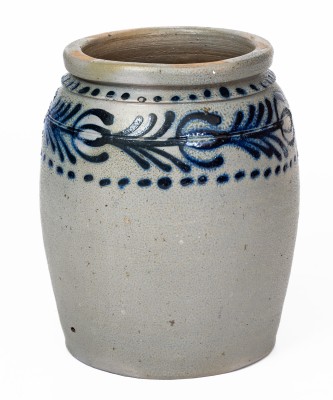 Scarce and Fine B.C. MILBURN / ALEXA (Alexandria, VA) Half-Gallon Stoneware Jar