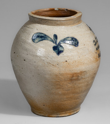 Exceedingly Rare and Important C. CROLIUS / MANHATTAN WELLS / NEW-YORK Federal Eagle Jar