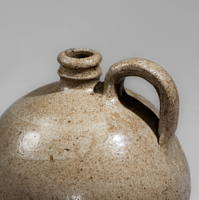 Very Rare Small-Sized Edgefield Dist, SC Stoneware Jug Impressed 