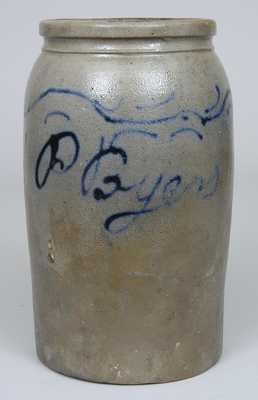 P. Byers (Philip Byers, Strasburg, VA) 1841 Crock