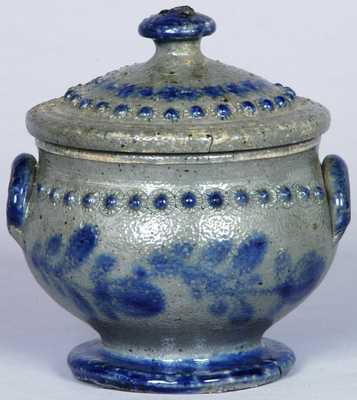 Emanuel Suter, Rockingham County, VA Stoneware Sugar Bowl