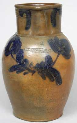 A. KEISTER & CO. / STRASBURG. VA Stoneware Pitcher