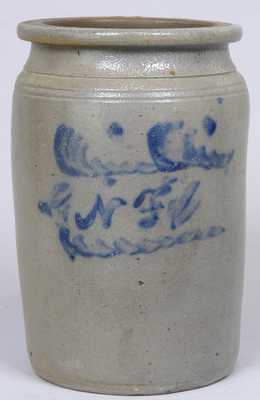 G N F Stoneware Jar, George Newman Fulton, Alleghany County, VA