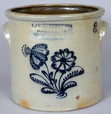 F. STETZENMEYER & / G. GOETZMAN / ROCHESTER, N.Y. Stoneware Crock