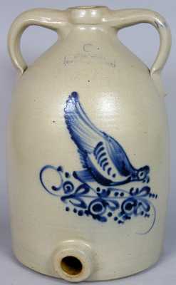 NEW YORK / STONEWARE CO. Jug Cooler, Chicken Pecking Corn