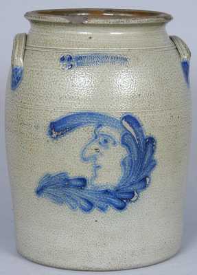 COWDEN & WILCOX / HARRISBURG, PA Man-in-the-Moon Crock