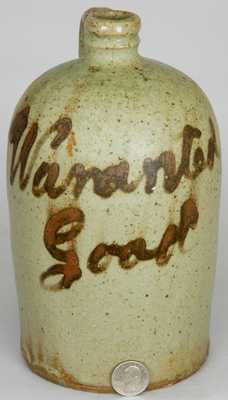 CHANDLER MAKER, Edgefield, SC Waranted Good Stoneware Jug