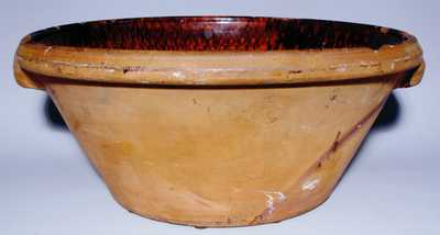 JOHN BELL / WAYNESBORO PA Redware Bowl